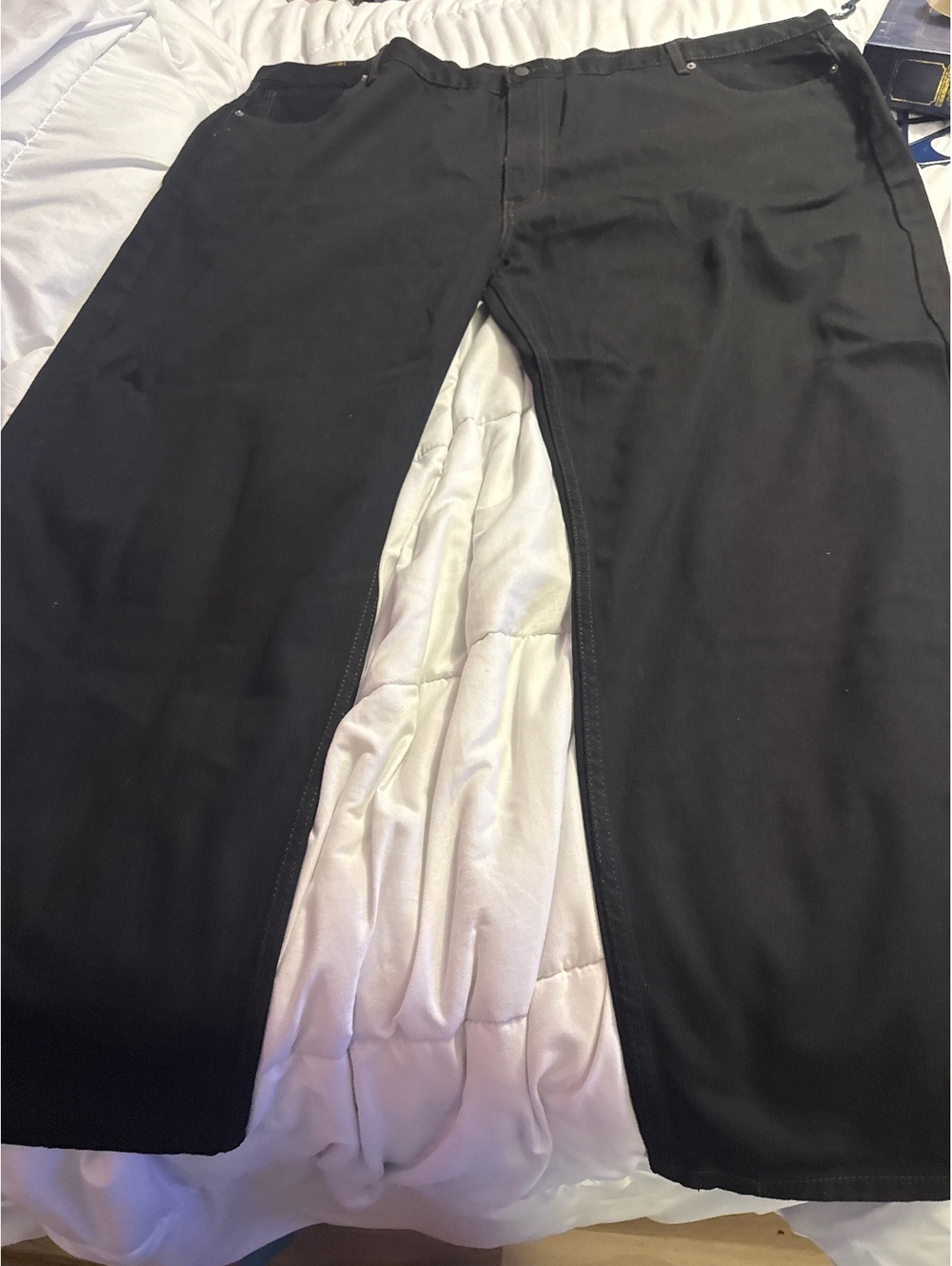 Levi's 514 Straight Stretch Black Jeans 58x32
